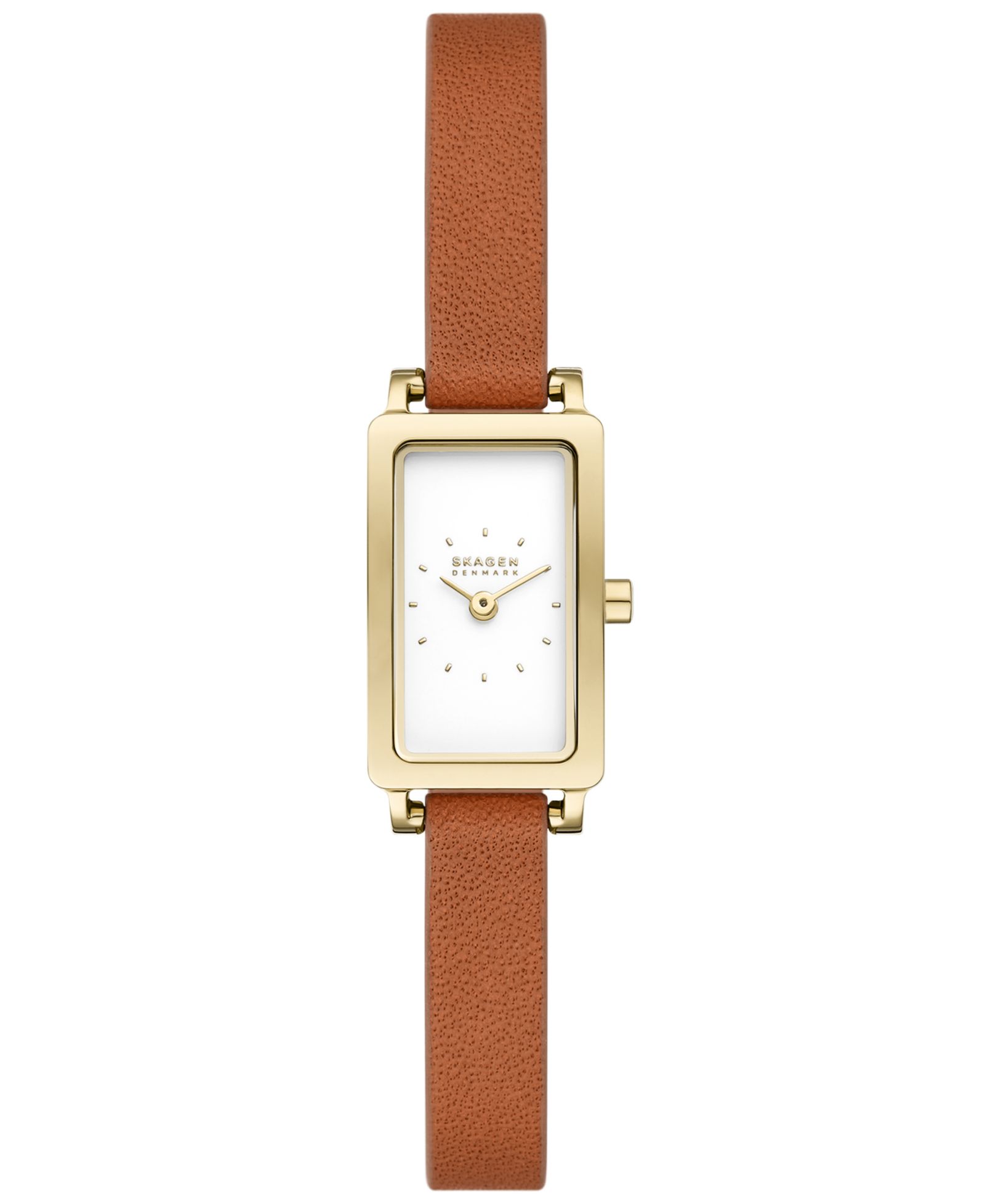 Skagen Women's Hagen Micro Two Hand Brown Pro-Planet Leather 30mm