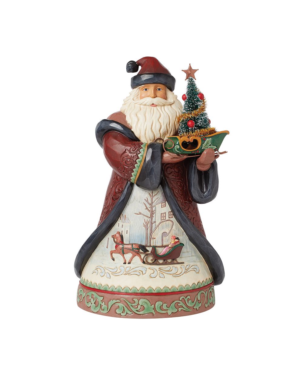 Jim Shore Фигурка Санта-Клауса Holiday Manor