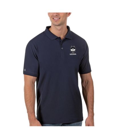 Antigua Men's Navy UConn Huskies Legacy Pique Polo