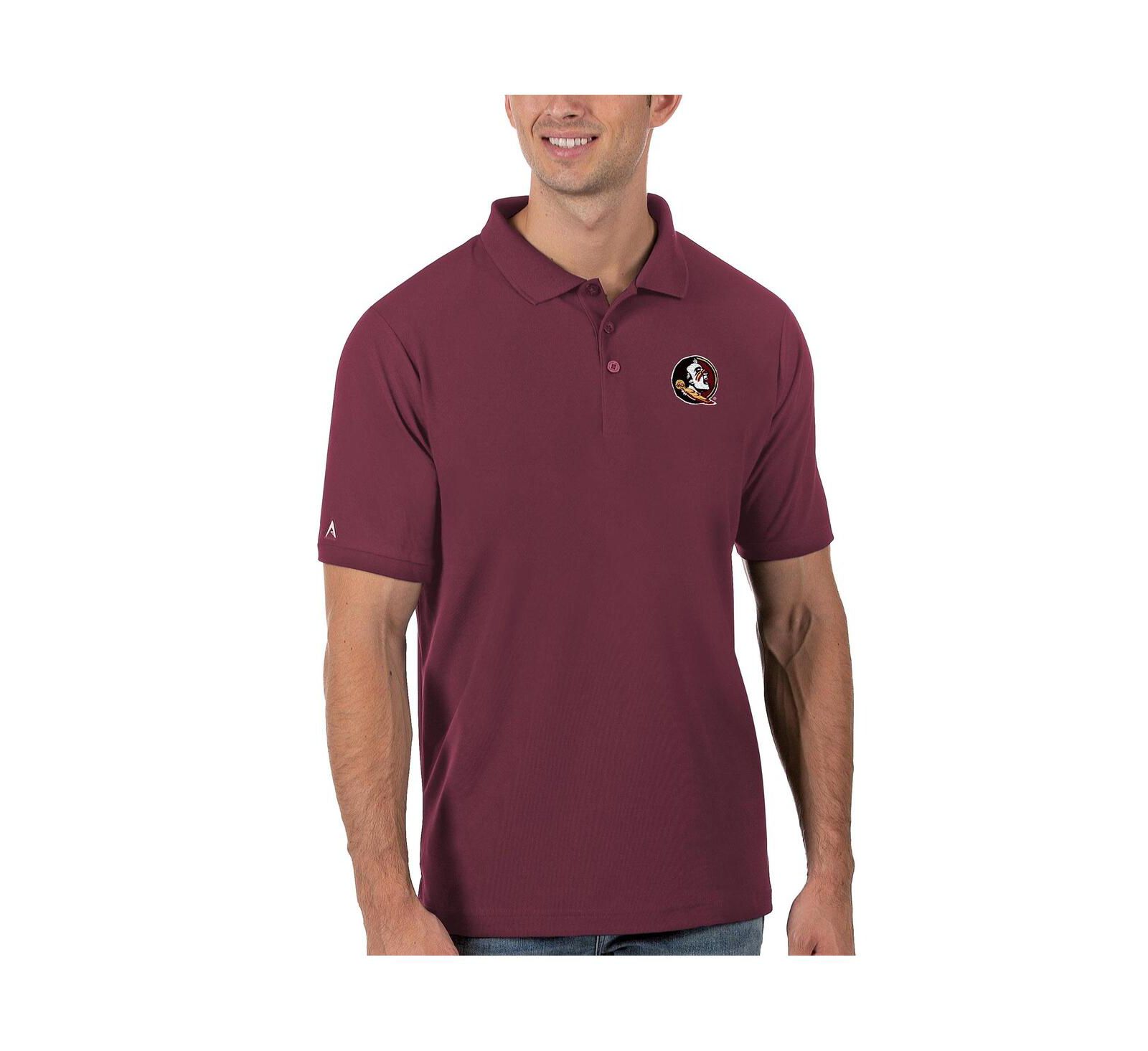 Antigua Men's Garnet Florida State Seminoles Legacy Pique Polo