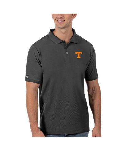 Мужское поло Antigua Tennessee Volunteers Legacy Pique Anthracite