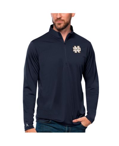 Мужской топ Antigua Navy Notre Dame Fighting Irish с молнией на четверть