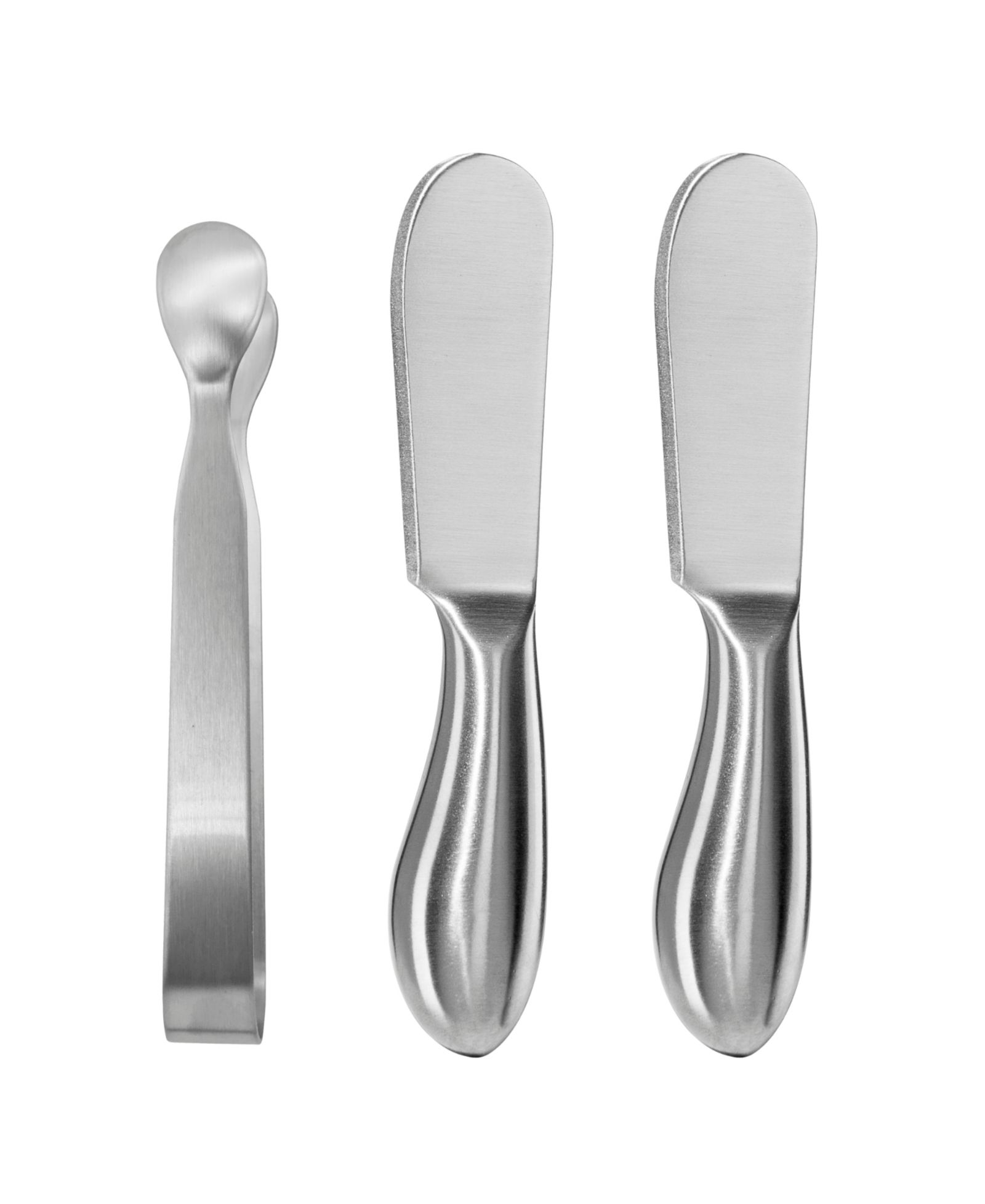 OGGI 3pc 5" Stainless Steel Charcuterie Utensil Set