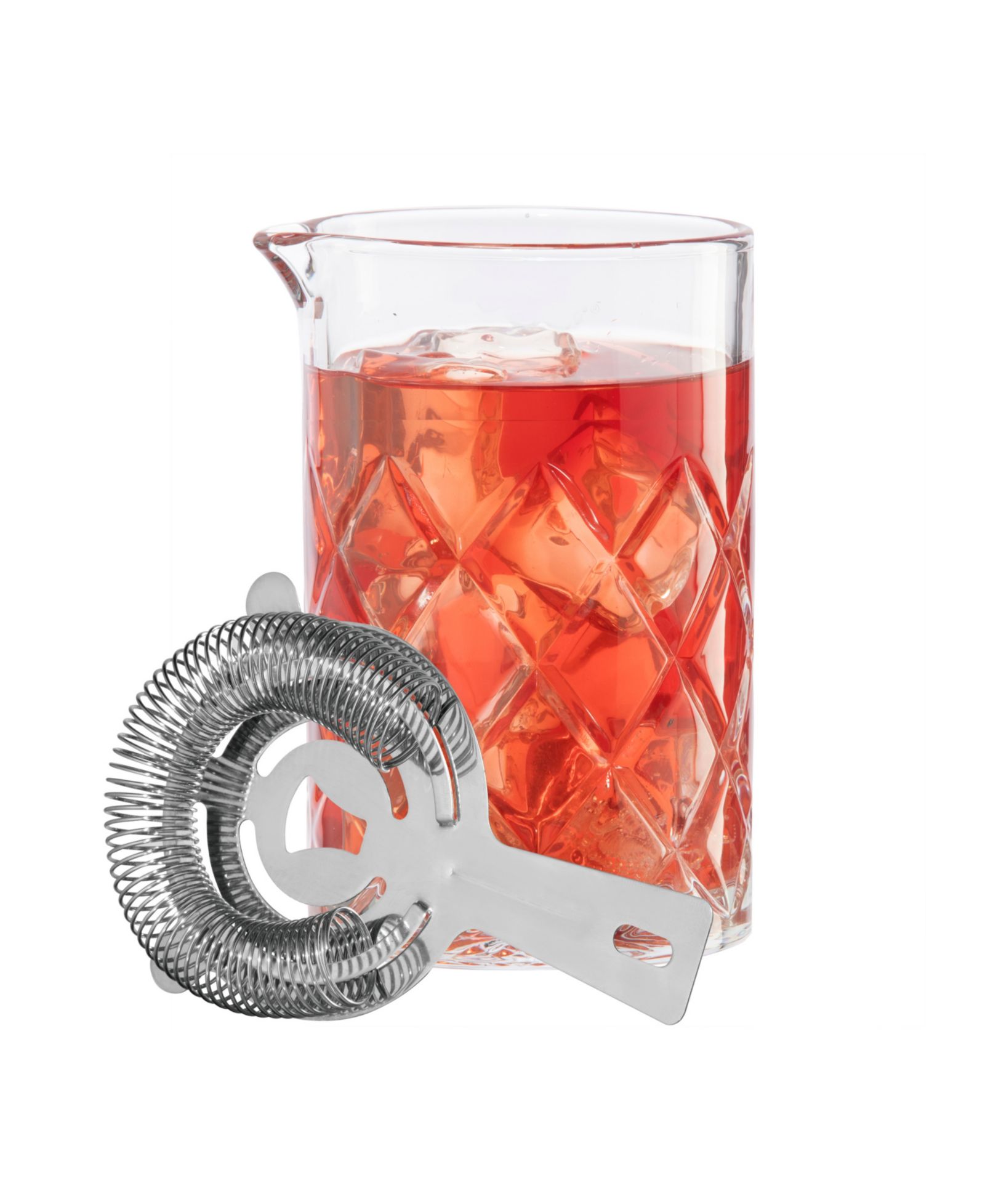 Набор OGGI 16oz Glass Cocktail Mixing Beaker & Strainer