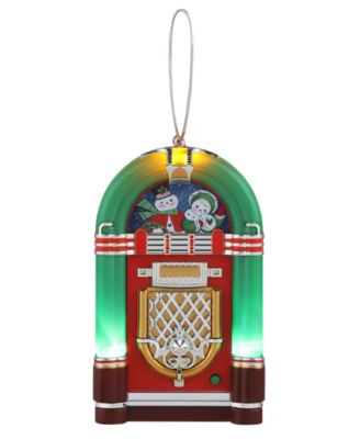 Mr. Christmas мини-проигрыватель Juke Box зеленый украшение Jingle Bell Rock