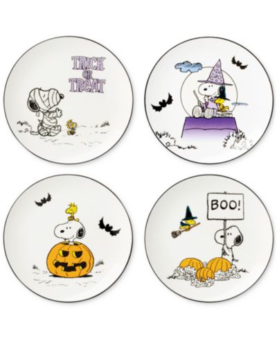 Lenox The Great Pumpkin Assorted Accent Plates, Set of 4