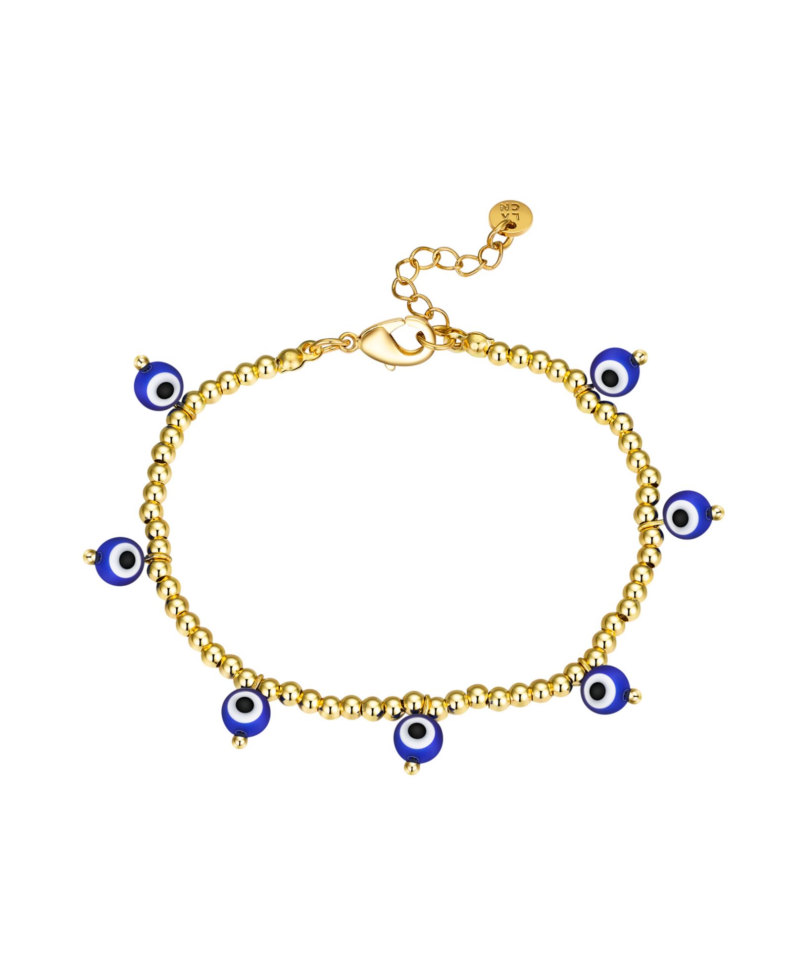 Unwritten Glass Evil Eye Beaded Bracelet