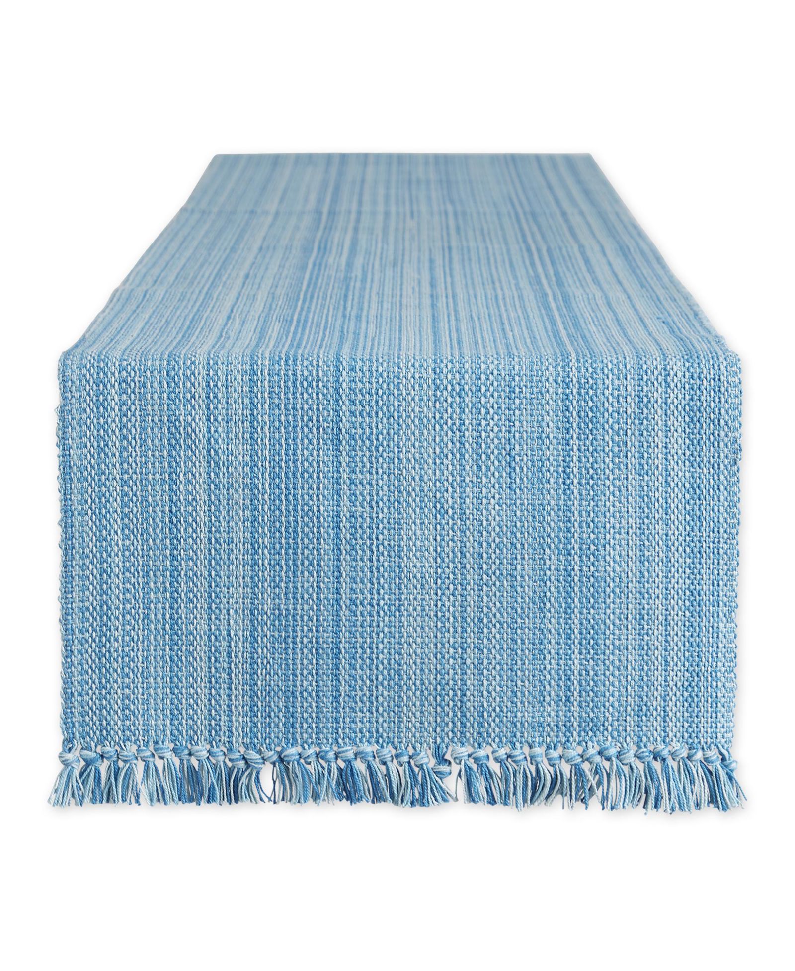 Design Imports Variegated Fringe Table Runner, 13x72 Inches