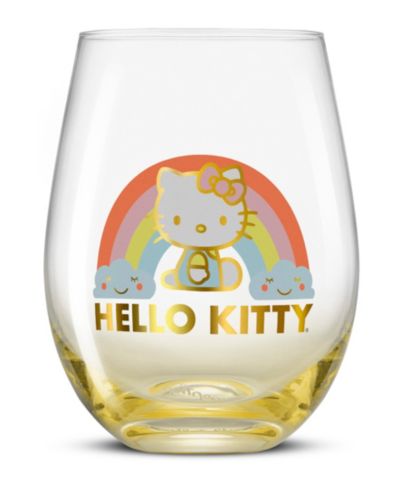 JoyJolt Hello Kitty Sweet Rainbow стаканы без ножки, комплект из 4 штук