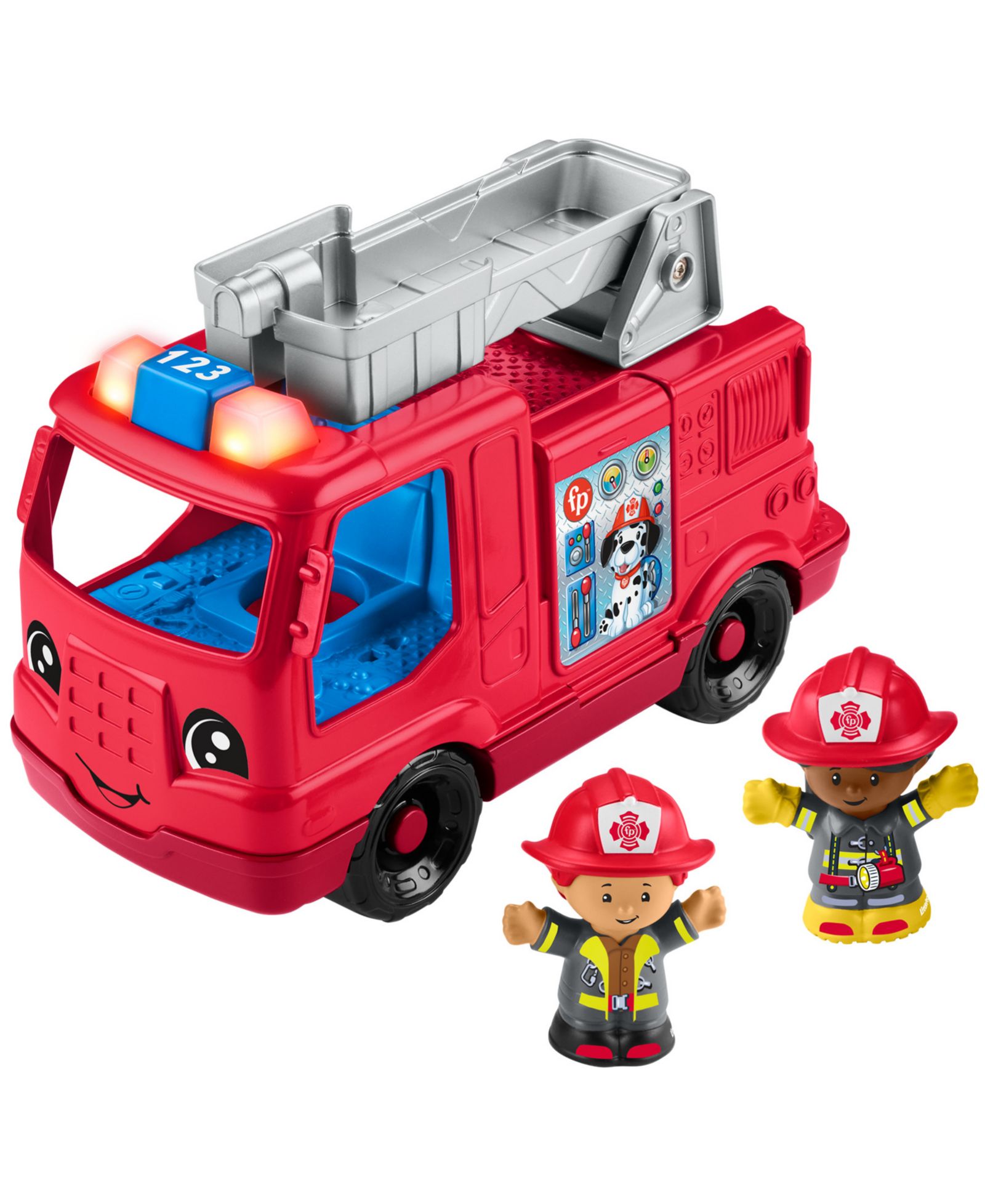 Little People Musical Push-Along Fire Truck Toy