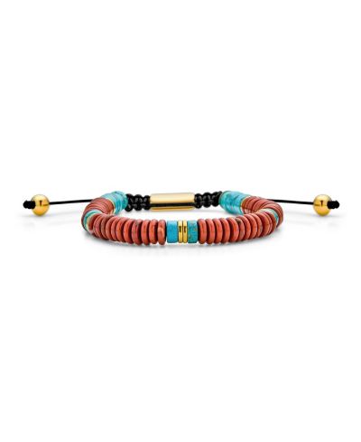 Браслет Bling Jewelry с натуральными камнями и позолотой
