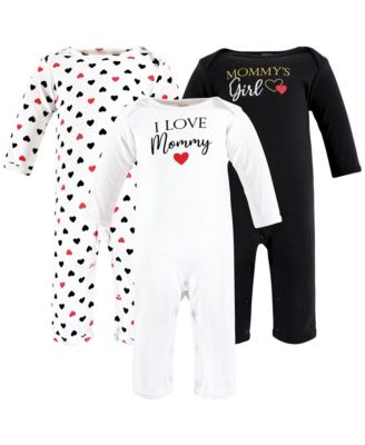 Girl mommy red black