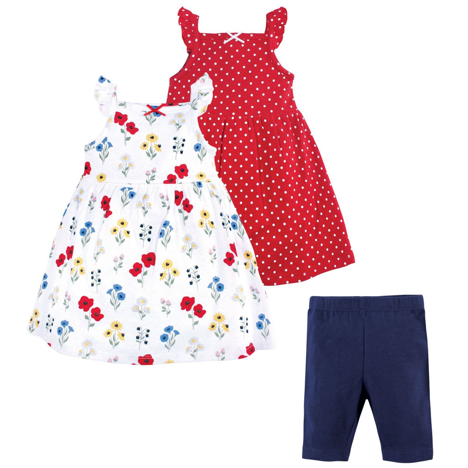 Hudson Baby Cotton Dresses and Leggings