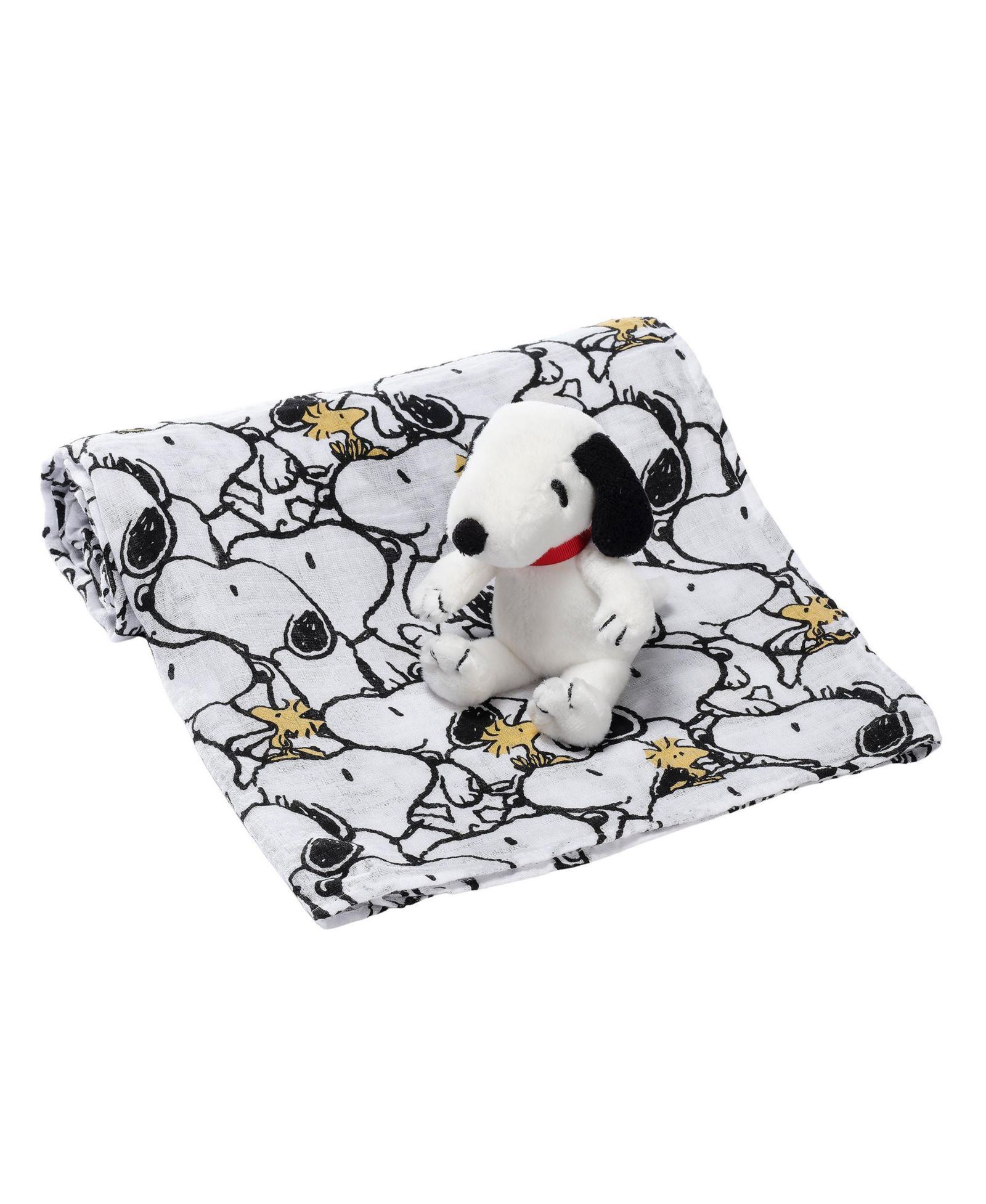 Lambs & Ivy Snoopy Набор подарков для новорожденных: муслиновое одеяло и мягкая игрушка