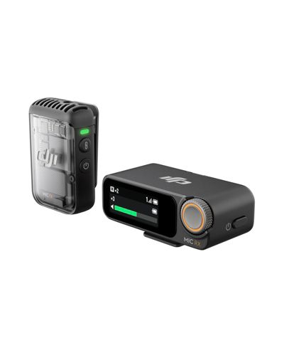 Dji Mic 2 Wireless Noise-Canceling Transmitter and Receiver, 2-Piece Set