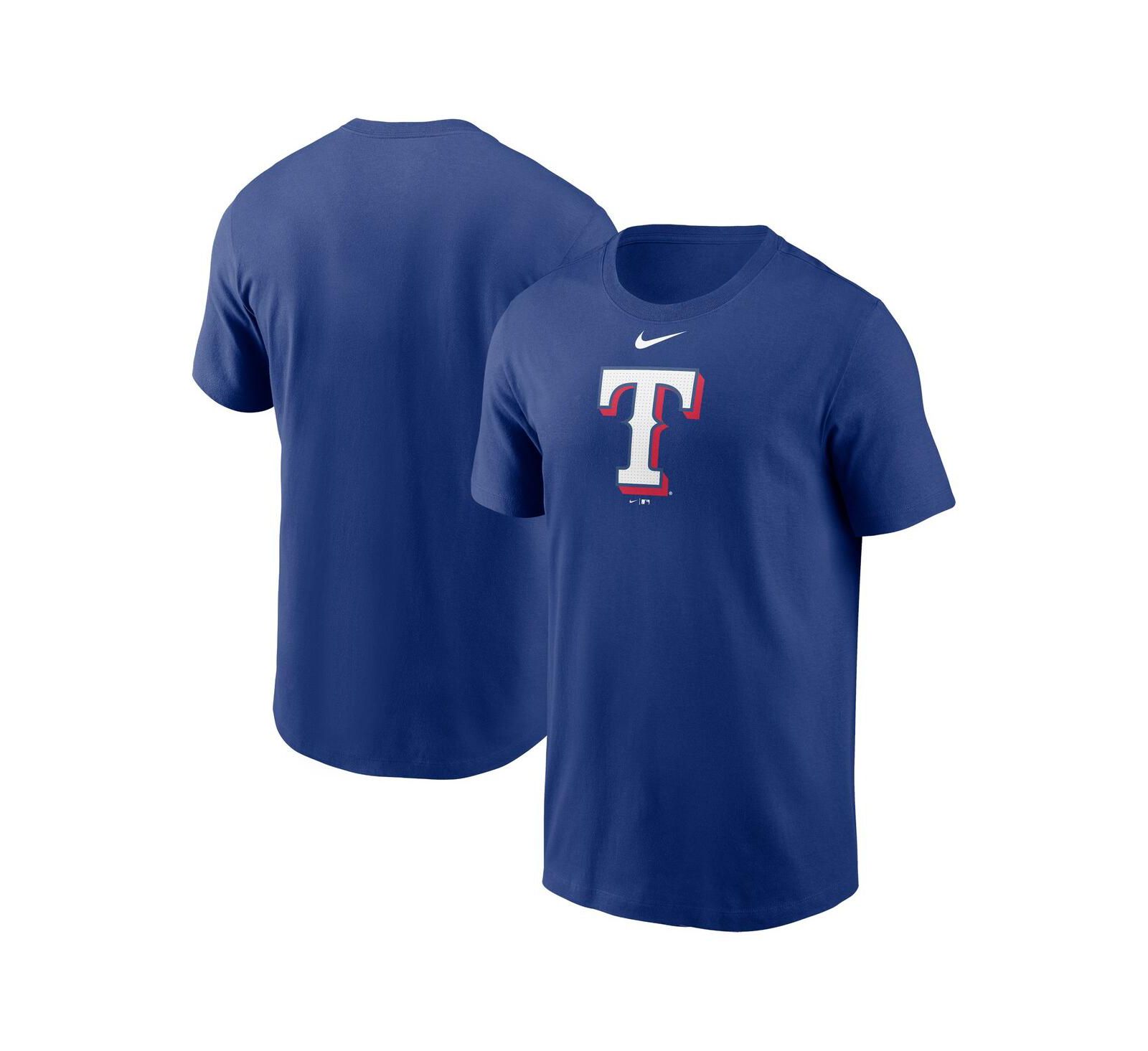 Nike Men's Royal Texas Rangers Fuse Logo T-Shirt