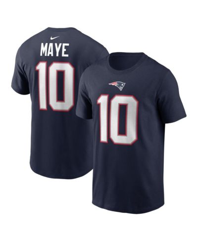 Мужская футболка Nike Drake Maye New England Patriots 2024 NFL Draft First Round Pick