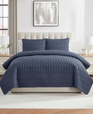 VCNY Home Diamond 3-Piece Quilt Set, King