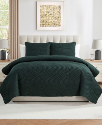 VCNY Home Sands Curved 3-Piece Quilt Set, King