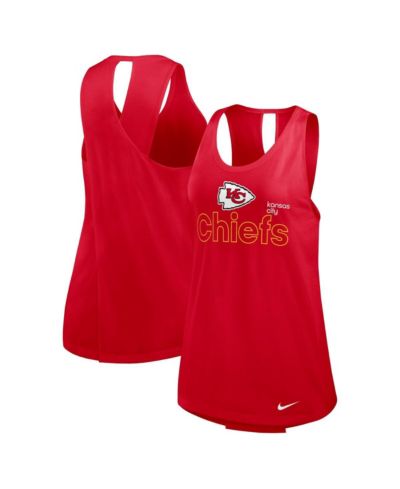 Женский спортивный топ Nike Red Kansas City Chiefs Plus Size Performance Tank