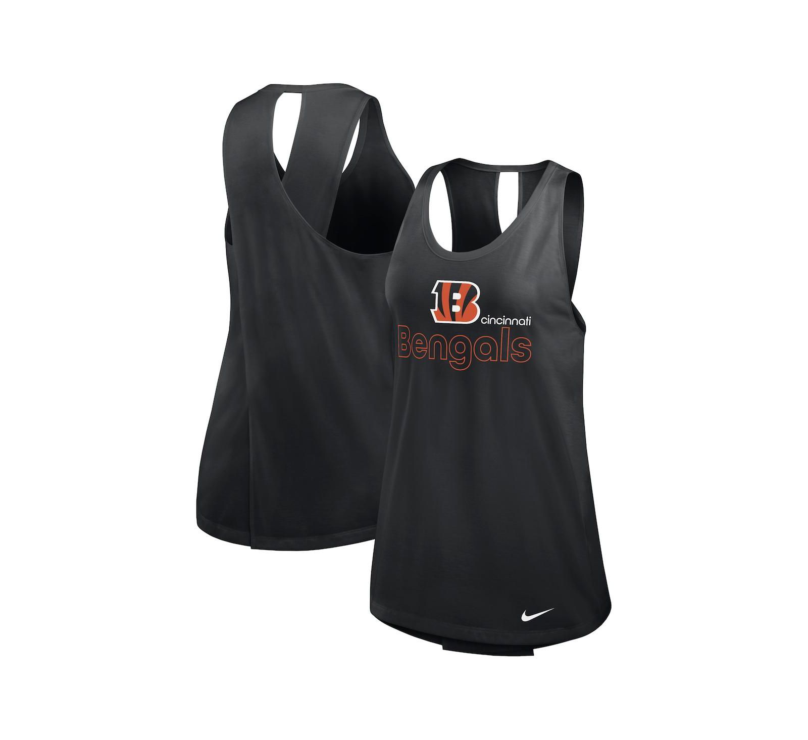 Nike Женский черный спортивный топ Cincinnati Bengals Performance