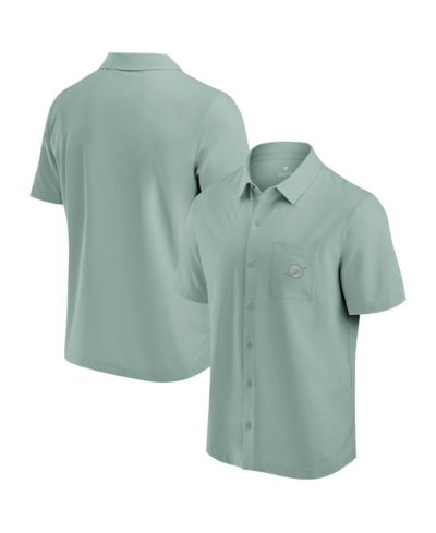 Fanatics Мужская рубашка на пуговицах Miami Dolphins Front Office, мятный цвет