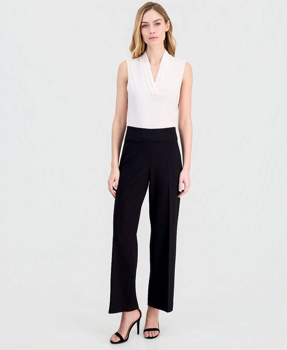 Anne Klein Женский брюки Wide-Leg Pull-On High Rise