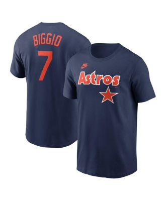 Nike Men's Craig Biggio Navy Houston Astros Cooperstown Collection Fuse Name & Number T-Shirt