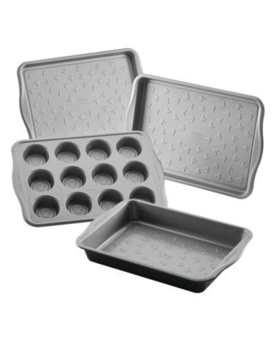 Farberware Disney Bake with Mickey Mouse Steel 4-Piece Bakeware Set