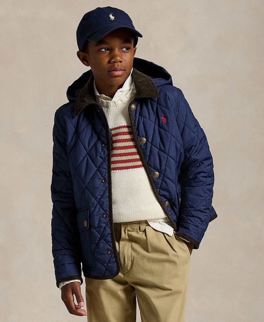 Polo Ralph Lauren Куртка Barn с капюшоном для мальчиков