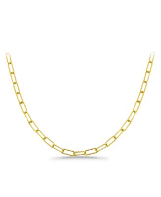 Giani Bernini Paperclip Link 16" Chain Necklace, in 18k Gold-Plated Sterling Silver or Sterling Silver, Created for Macy's