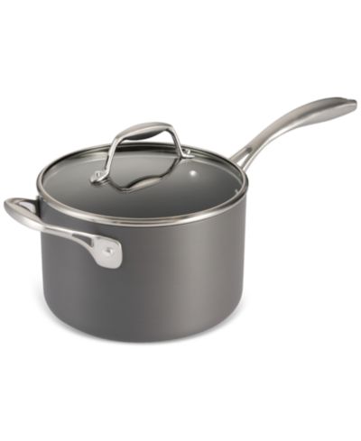 Tramontina OnyxPro 4-Quart Hard Anodized Nonstick Sauce Pan with Lid