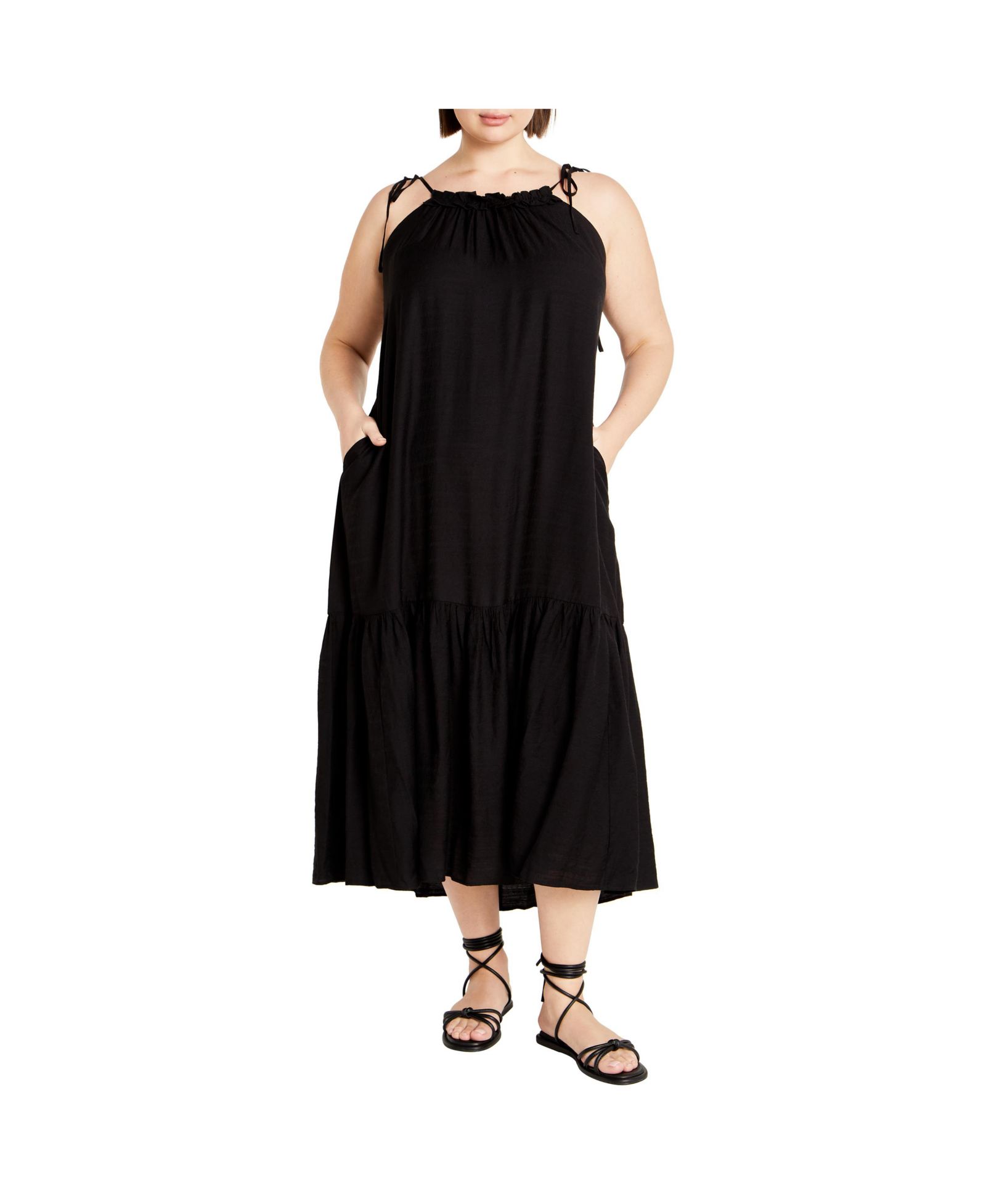 CITY CHIC Женское платье макси Plus Size Erica