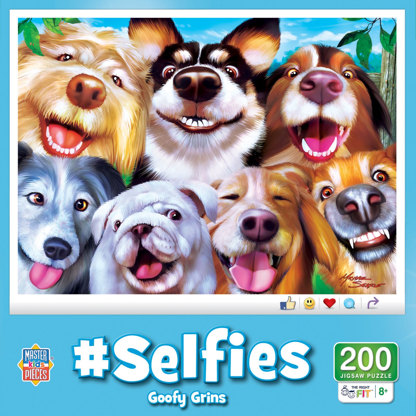 Пазл Selfies - Goofy Grins, 200 деталей