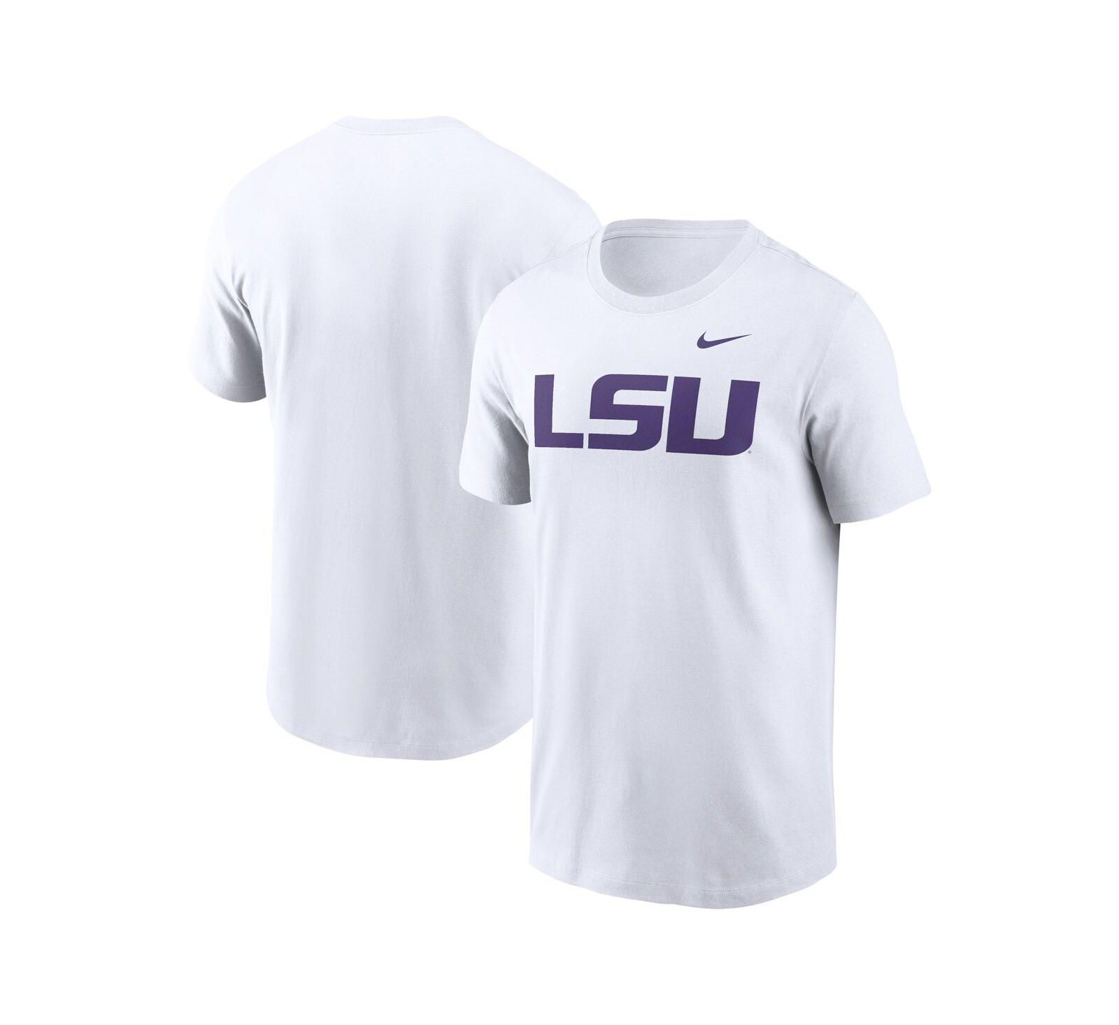 Nike Men's Heather Gray LSU Tigers Primetime Evergreen Logo T-Shirt