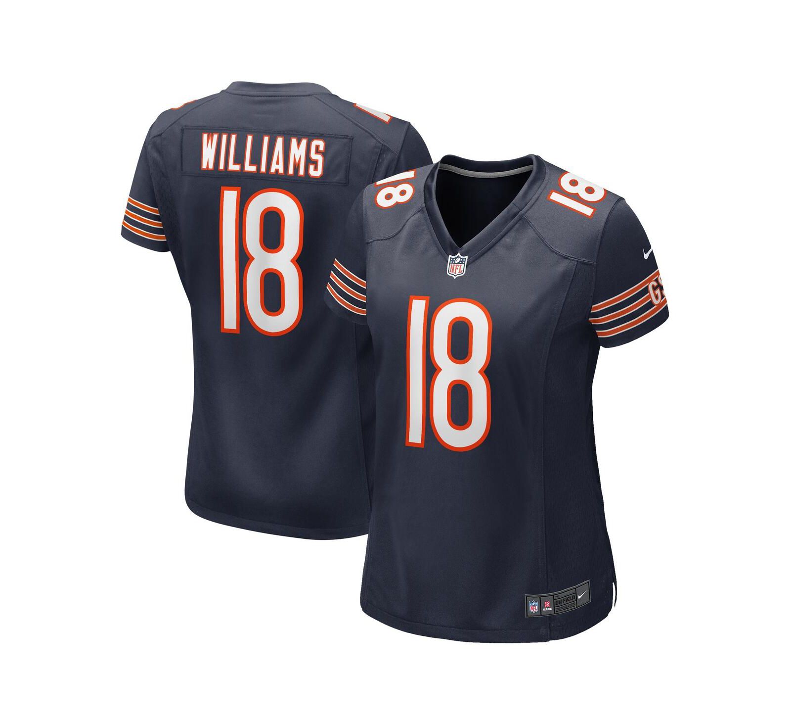 Женская игровая джерси Nike Caleb Williams Chicago Bears 2024 NFL Draft
