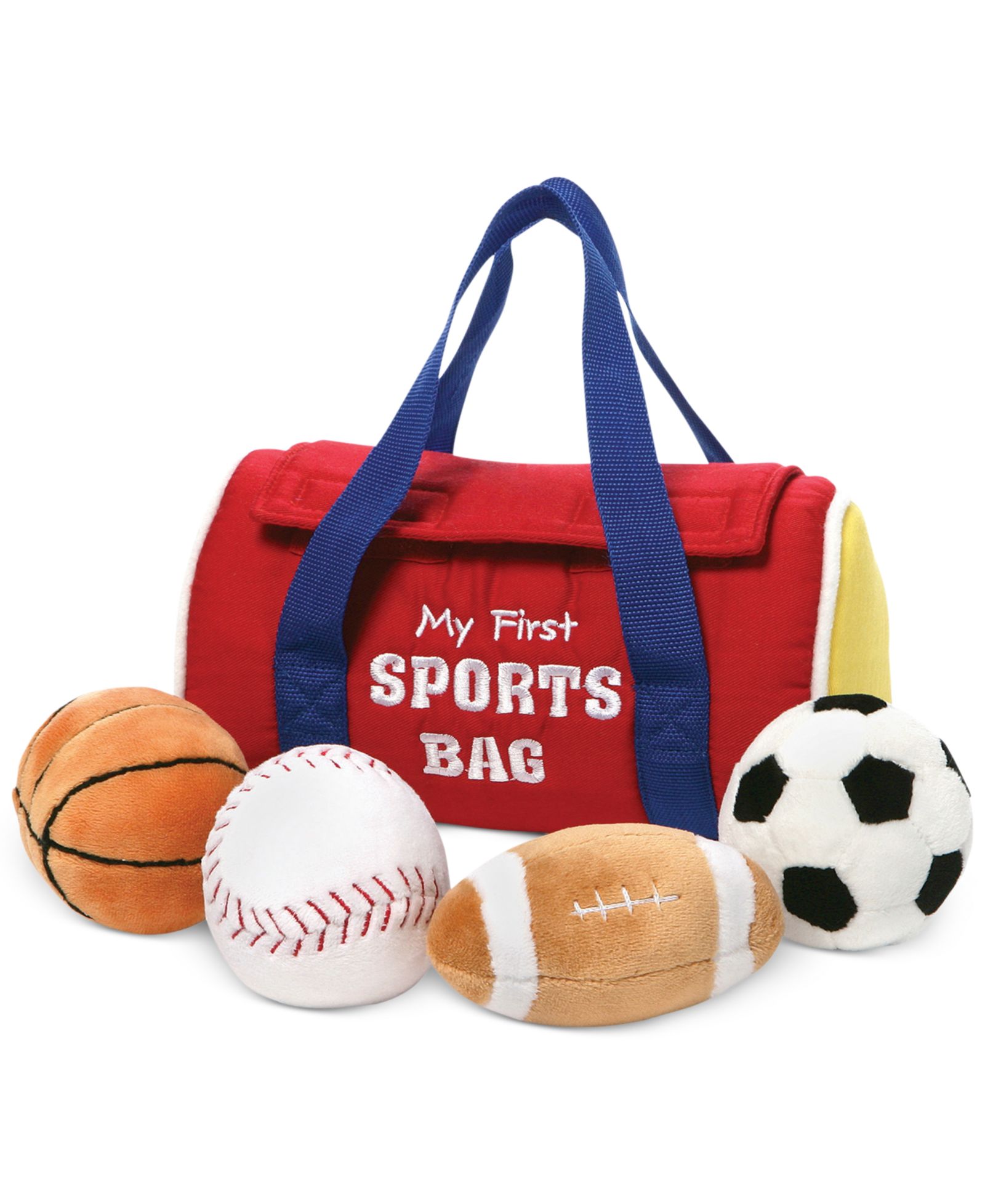 Gund® Мягкая игрушка для малышей, My First Sports Bag Playset