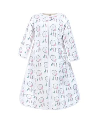 Hudson Baby Long Sleeve Muslin Sleeping Bag, Wearable Blanket, Sleep Sack