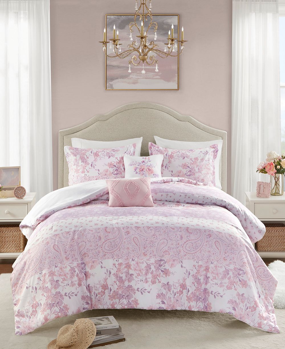 Комплект из 5 предметов Intelligent Design Oliena Floral Paisley Full/Queen