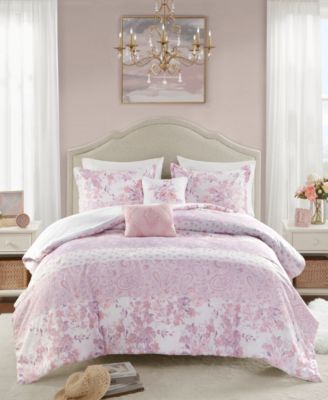 Комплект из 5 предметов Intelligent Design Oliena Floral Paisley Full/Queen