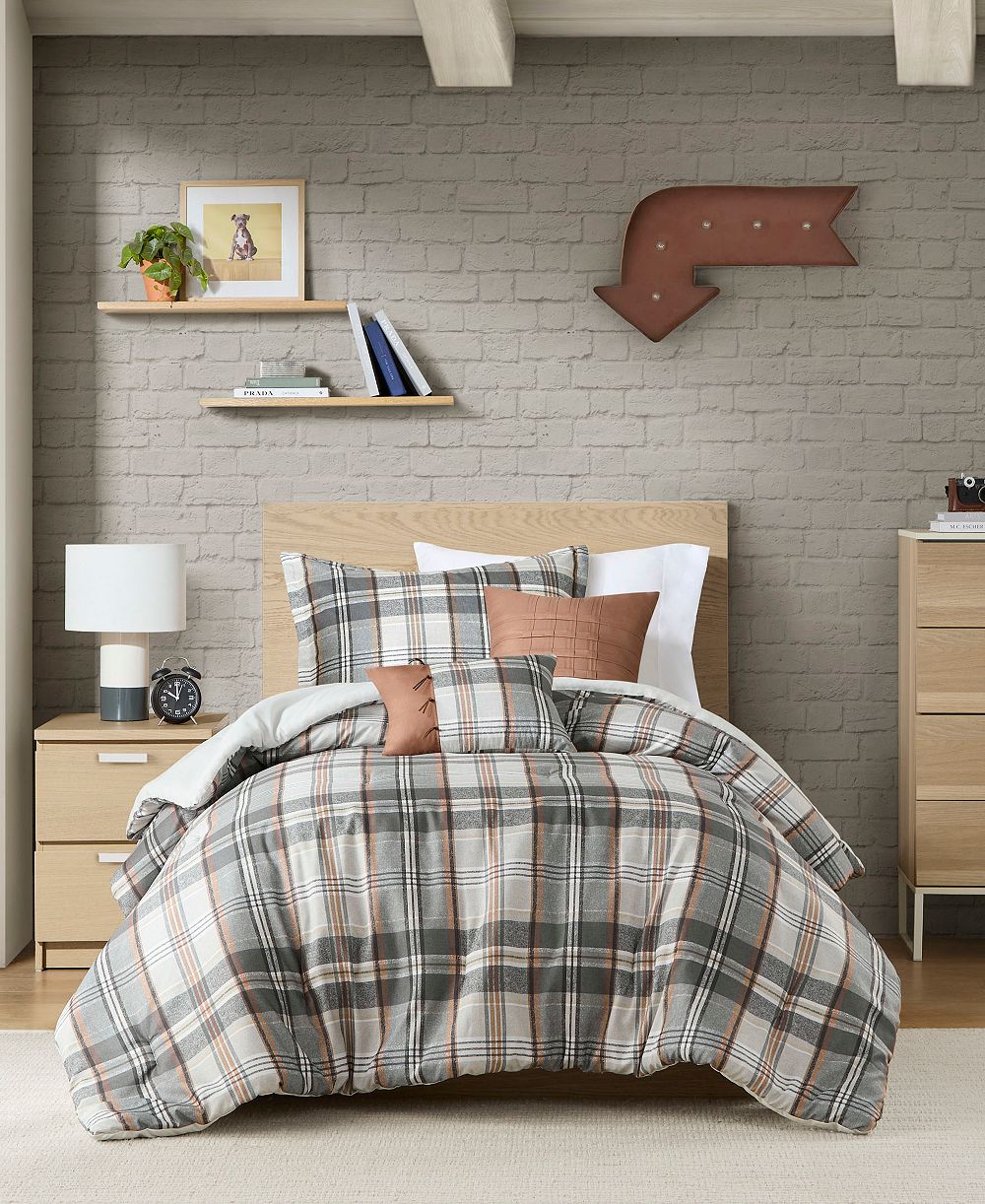 Intelligent Design Blake Plaid 5-Pc. Comforter Set, Full/Queen
