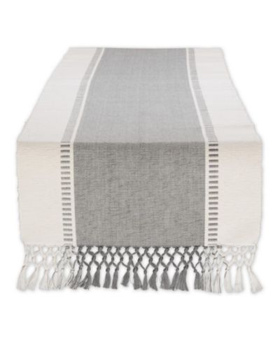 Design Imports Дорожка на стол Dobby Stripe Ribbed, 13"x108 "