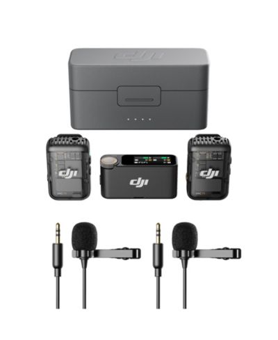 Dji Mic 2 Wireless Lavalier Microphone System for Cameras and Mobile Devices