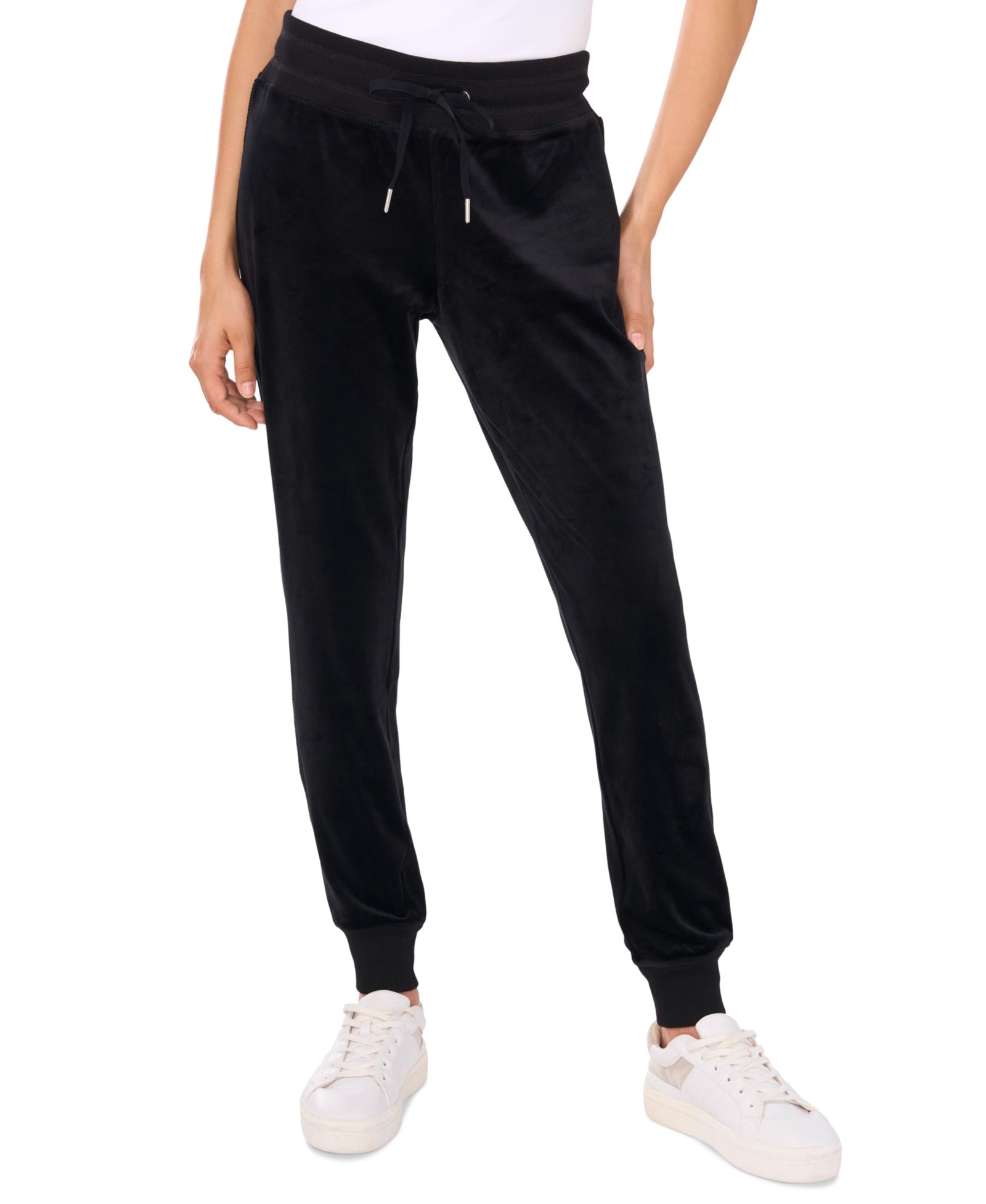 Vince Camuto Women's Velour Drawstring-Waist Joggers