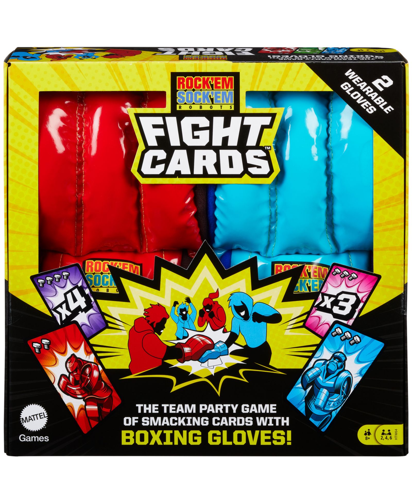 Настольная игра Mattel Rock 'Em Sock 'Em Robots Fight Cards
