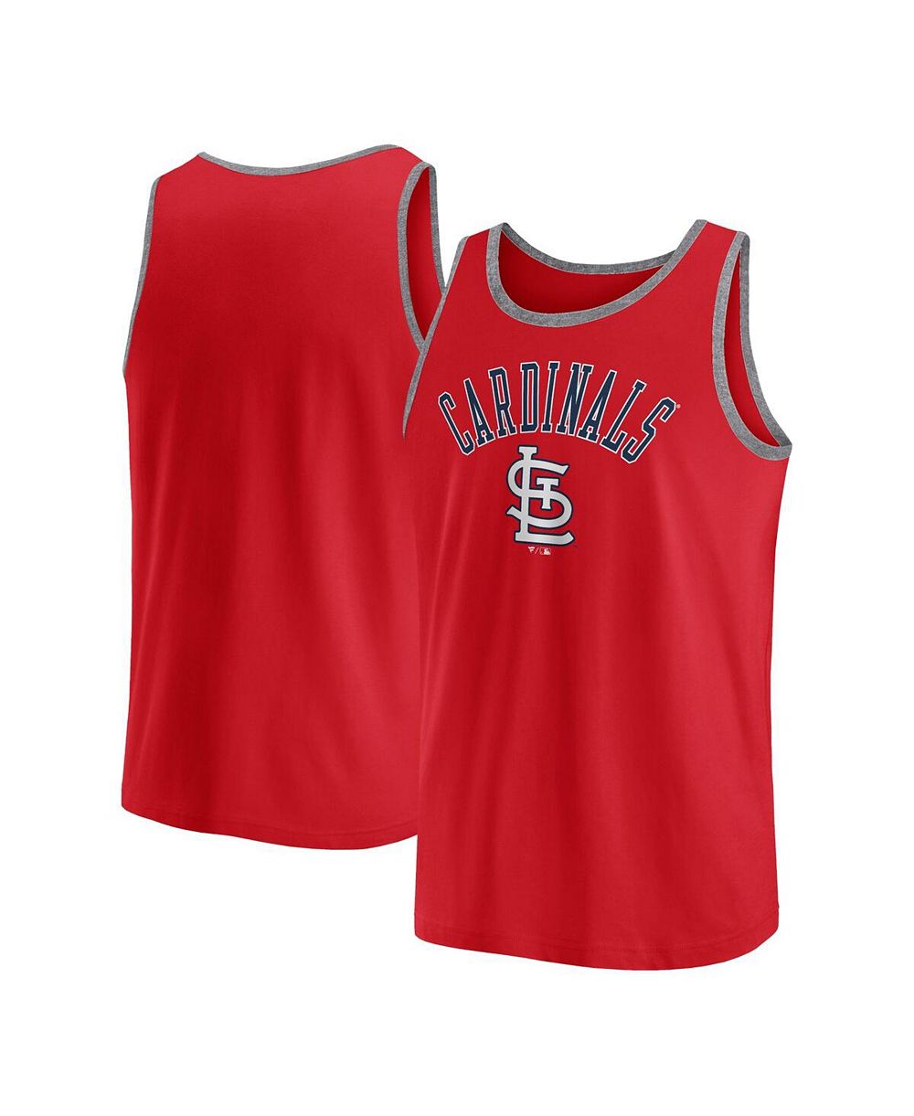 Мужской топ Fanatics Red St. Louis Cardinals Bet