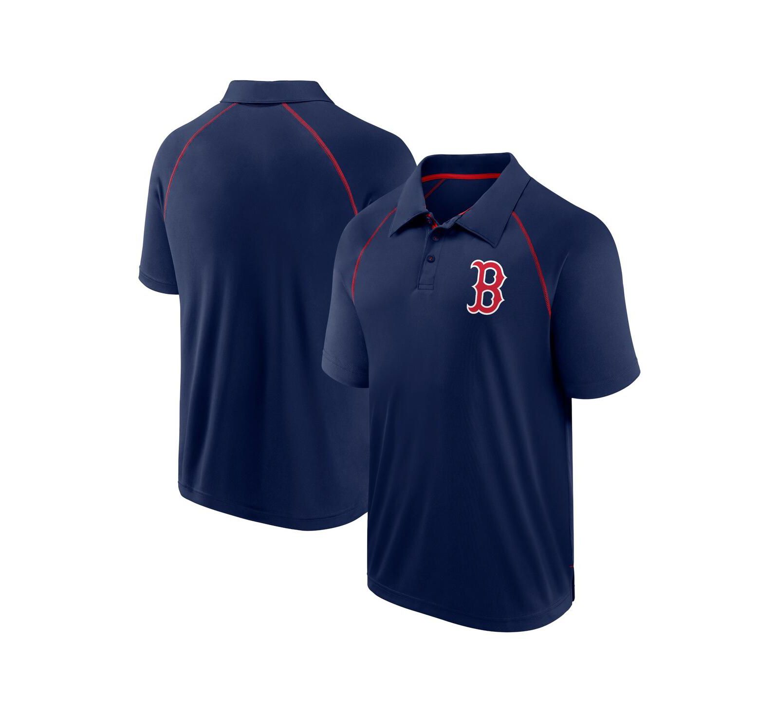 Fanatics Men's Navy Boston Red Sox Strong Alone Raglan Polo