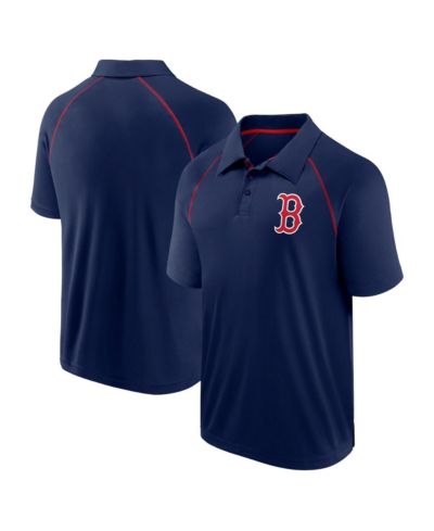 Мужское поло Fanatics Men's Navy Boston Red Sox Strong Alone Raglan Polo