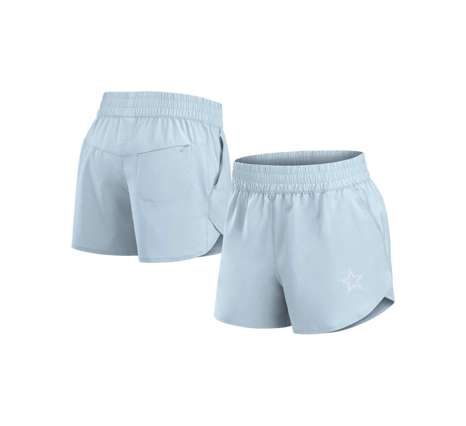 Женские шорты Fanatics Gray Dallas Cowboys Front Office Woven Shorts