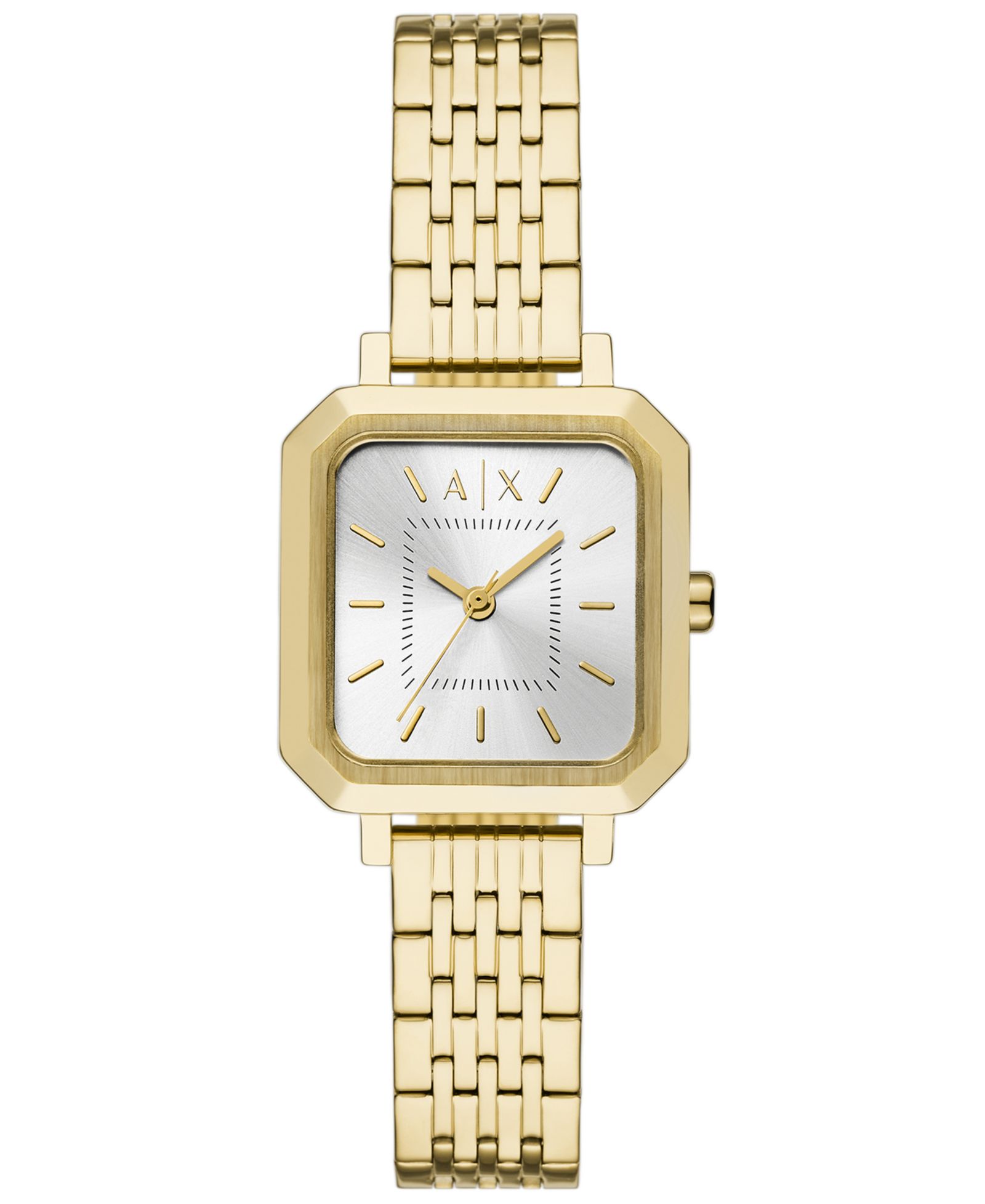 Женские кварцевые часы A|X Armani Exchange Gold Stainless Steel 27MM